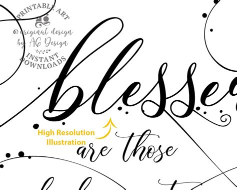 Bible Verses Print Blessed Are Those Who Have Not Seen And Etsy