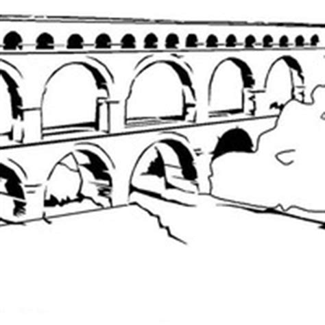 Desenho De Ponte Romana Para Colorir Tudodesenhos