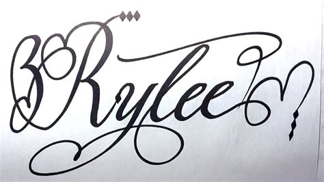 Rylee Name Signature Calligraphy Status Moderncalligraphy Cursive