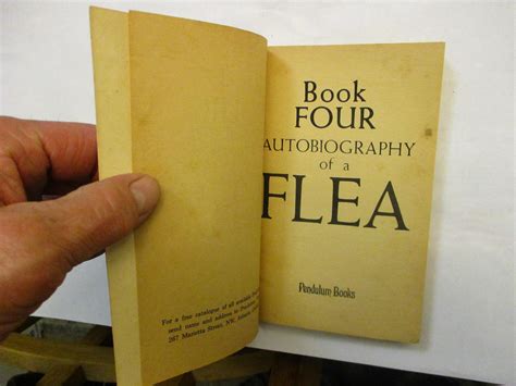 Autobiography Of A Flea Book Four By Dale Koby Good Soft Cover 1969