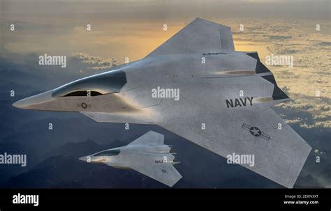 Vision Of The American 6th Generation Fighter Stock Photo Alamy