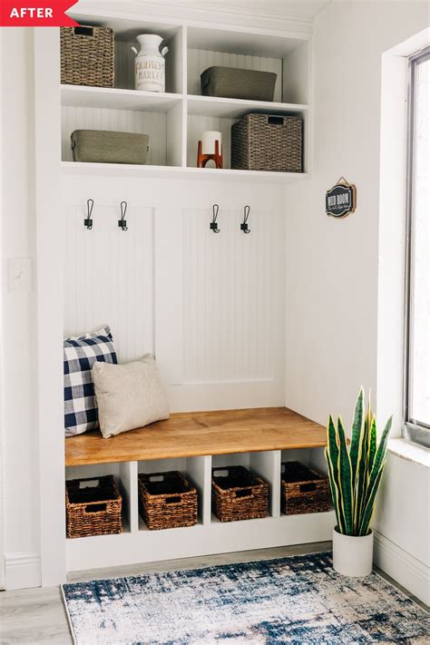 Diy Built In Entryway Bench Entry Redo Apartment Therapy