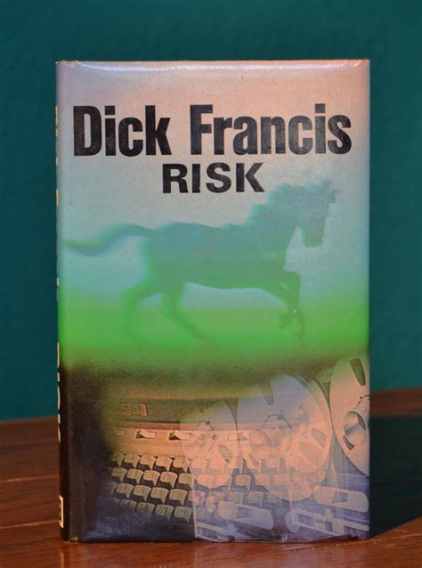 risk by dick francis fine hardcover 1977 1st edition signed by author s the classic reader