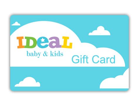 If your child has a smartphone or other mobile device, then get a gift card. Ideal Baby & Kids Gift Card - idealbaby.com