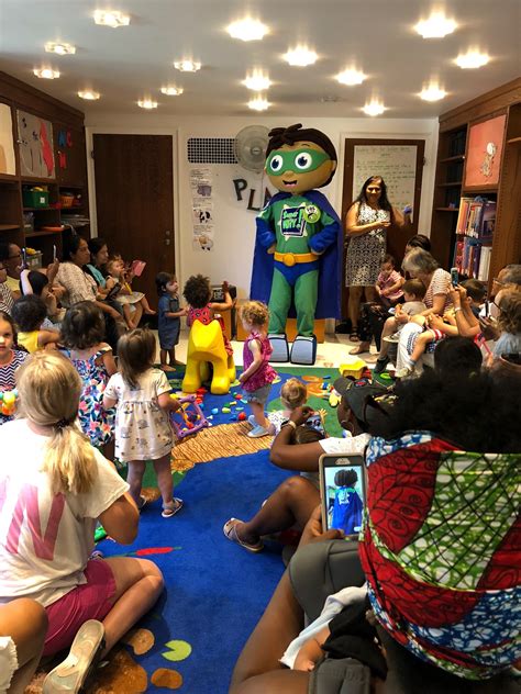 Super Why From Pbs Kids Visited Brooklyn Public Library