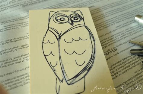 Carve Your Own Rubber Stampsits A Hoot Jennifer Rizzo