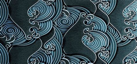 Chinese Patterns Chinese Style Wave Background Image For Free Download
