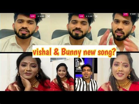 Vishal Phale Bunny Instagram Live New Song Update YouTube