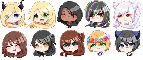 Request Chibi Heads By Chesle On Deviantart