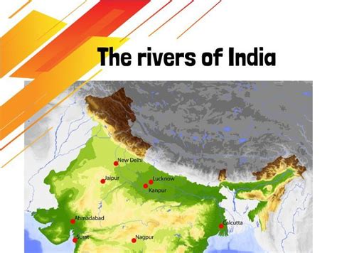 Rivers Map Of India Teaching Resources