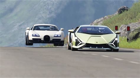 Bugatti Veyron 164 Super Sport Vs Lamborghini Sian Fkp 37 At Highlands