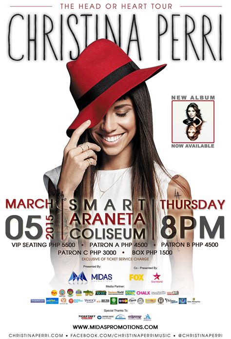 The Head Or Heart Tour Christina Perri Live In Manila Agimat Sining At Kulturang Pinoy