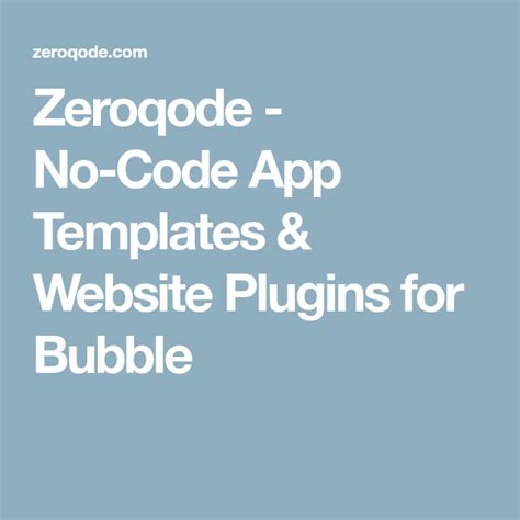No code app builder pros and cons. Zeroqode - No-Code App Templates & Website Plugins for ...