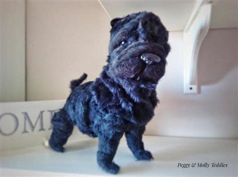 Black Shar Pei Puppy By Natalia Furnieles Tedsby