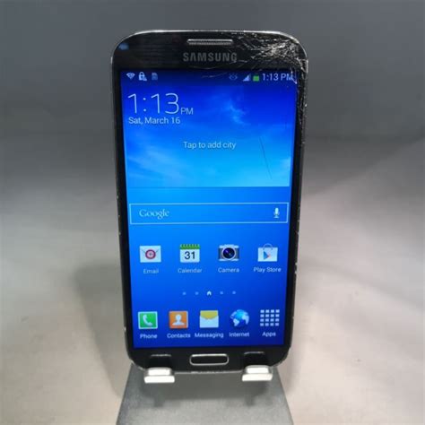 Samsung Galaxy S4 Sph L720 16gb Black Mist Sprint Smartphone For