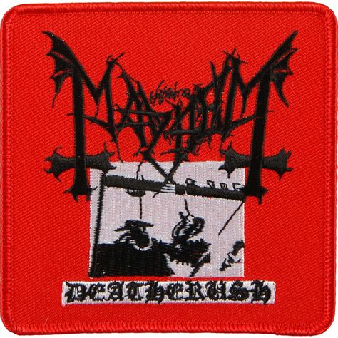 Mayhem Deathcrush Patch Embroidered Patch 411767 Rockabilia Merch Store