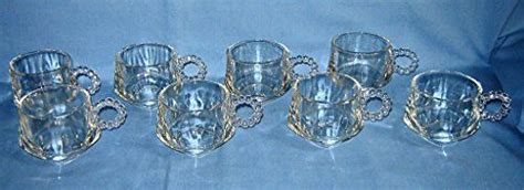 Vintage Hazel Atlas Boopie Candlewick Berwick Cups Orchard Crystal