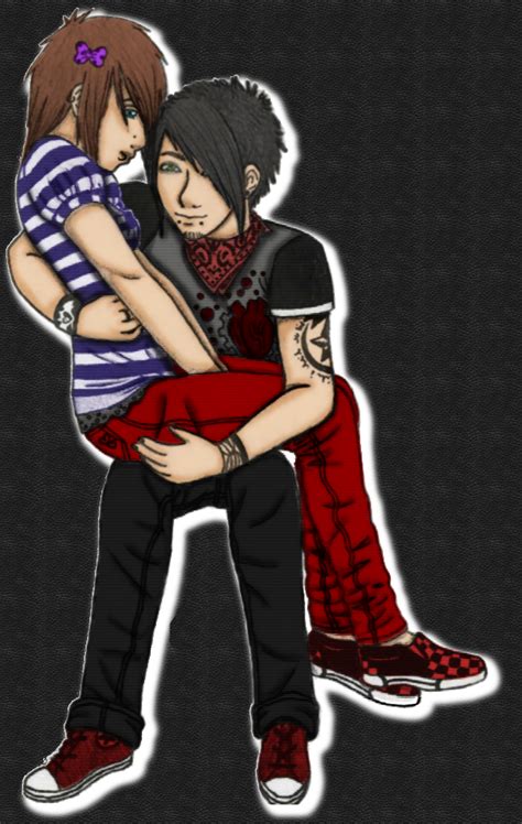 Cute Emo Couple By Iangeldimples On Deviantart