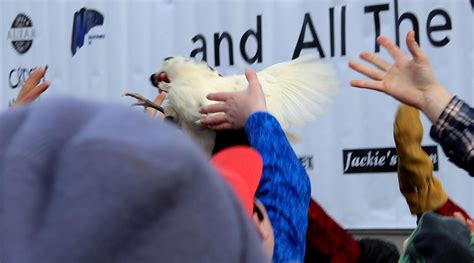 Ridgeland Wisconsin Chicken Toss Eyewitness Report 19 February