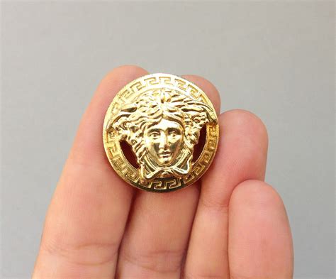 1 Gianni Versace Button Size 28 Mm 11 Vintage 90s Etsy