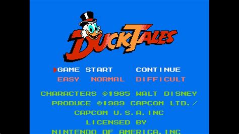 Ducktales Nintendo Nes Youtube