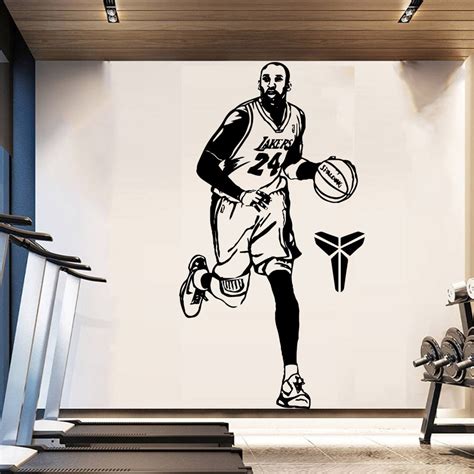 Fashionable Kobe Bryant Wall Art Decal Wall Art Sticker Murals For