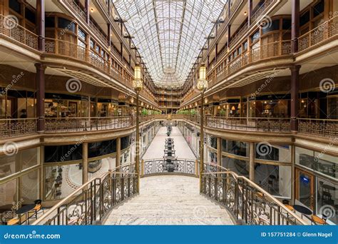 The Arcade In Downtown Cleveland Editorial Stock Image Image Of