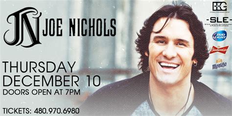 Joe Nichols In Concert At Live Wire