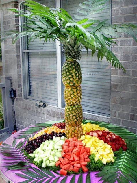 Wow What A Great Center Piece For Your Summer Lua Food And Recipes