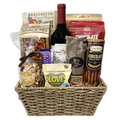 Gourmet Goodies Wine T Basket Champagne Life Ts