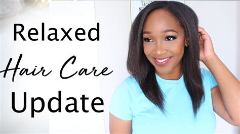 Relaxed Hair Care Update Growing Healthy Hair Youtube