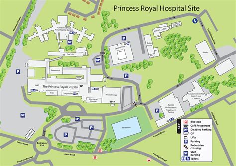 Princess Alexandra Hospital Map