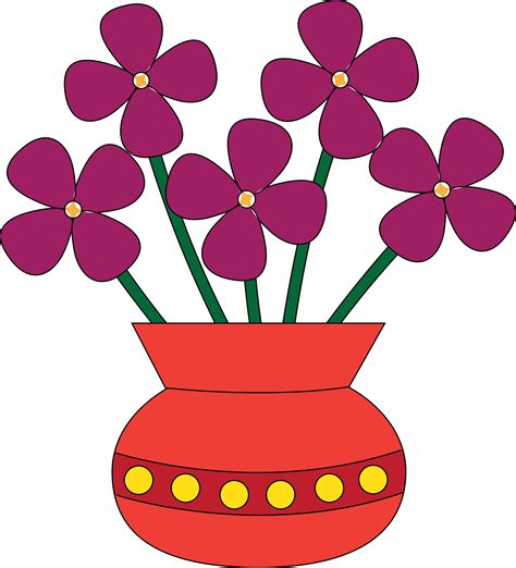 Flowers In A Vase Clipart Clip Art Library