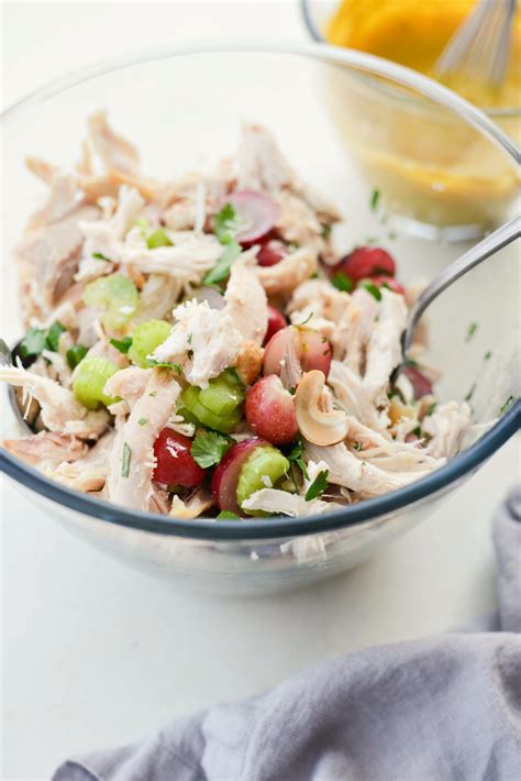 She has an ma in food research from stanford university. Curried Chicken Salad with Grapes and Cashews - Simply Scratch