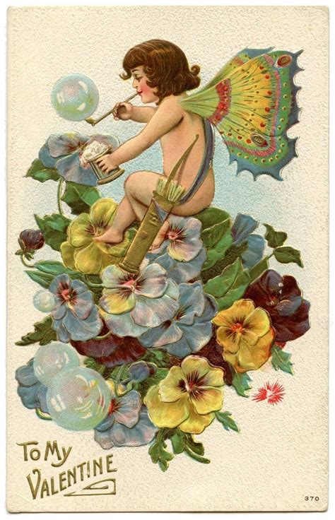 Vintage Valentines Cupids Обсуждение на Liveinternet Российский Сервис Victorian Valentines