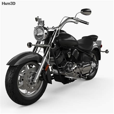 An 1100 second to none. Yamaha V Star 1100 Classic 2000 3D model - Humster3D
