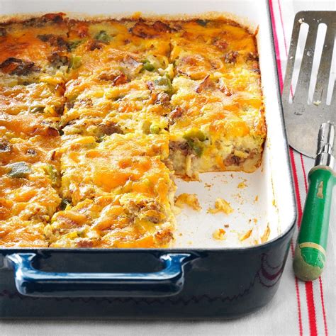 holiday brunch casserole recipe how to make it taste of home