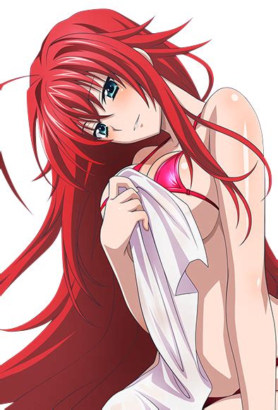 Rias Gremory The Anime Character Rias Gremory Is A Teen With Past Waist Length Red Hair And