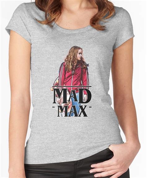 Mad Max Stranger Things Fitted Scoop T Shirt By Crisknopfler