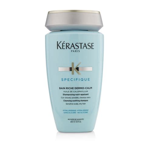 An effective hair growth shampoo promotes a healthy scalp. Kerastase Specifique Bain Riche Dermo-Calm Shampoo (250ml ...