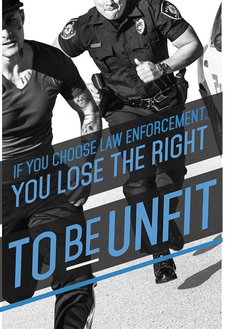 Police Motivation Poster Police Fitness Motivation Police Workout