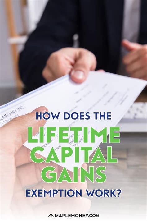 There are other rpgt exemptions currently. How Does the Lifetime Capital Gains Exemption Work ...