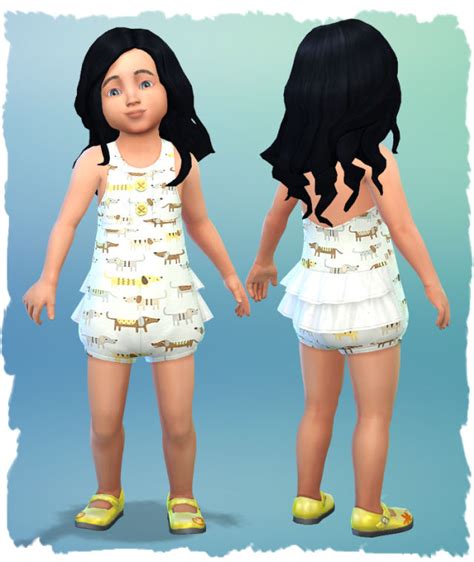 Little Girl Outfits By Chalipo At All 4 Sims Sims 4 Updates