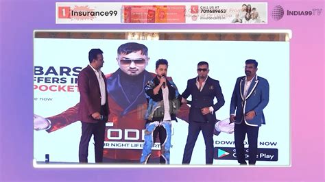 Milind Gaba Sings On Honey Singhs Request Toddy App Launch Youtube