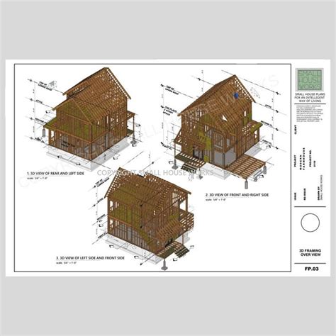 Small Modern Farmhouse Plan With Loft And Garage Plan 2 Etsy