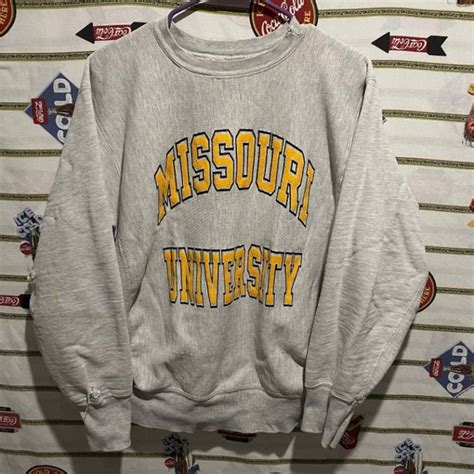 Vintage Missouri Tigers Mizzou Crewneck On Mercari Sweatshirts Mens Outfits Long Hoodie