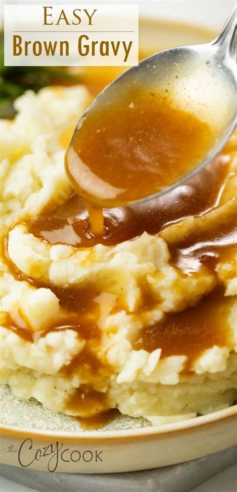 Typically made with beef dripping. EASY Brown Gravy Recipe | Brown gravy recipe, Gravy recipe no drippings, Gravy recipes