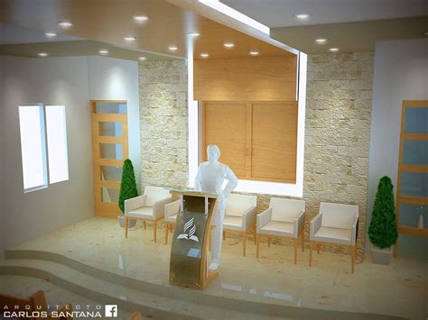 Diseño Interior Iglesia Adventista Valle 1 By Carlos Santana Y