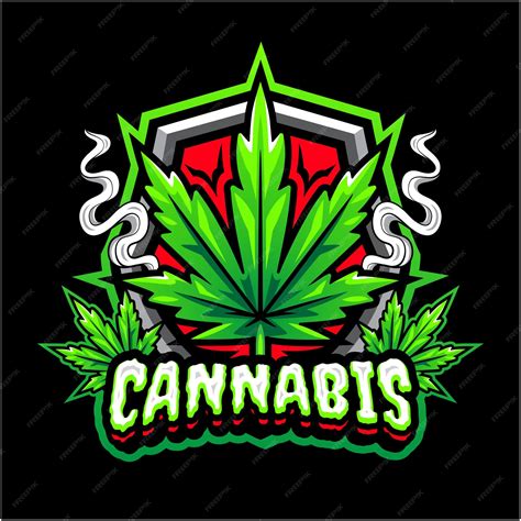 Premium Vector Cannabis Mascot Logo