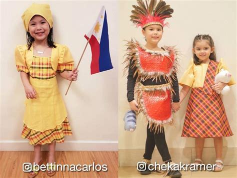 Look Celebrity Kids Sa Kasuotang Filipino Para Sa Buwan Ng Wika